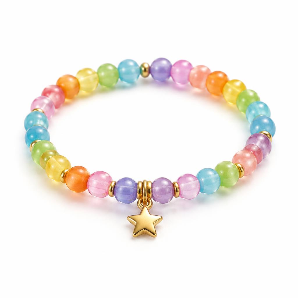 Pulseira Arco-íris Estrela